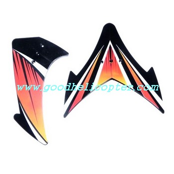 jxd-350-350V helicopter parts tail decoration set - Click Image to Close